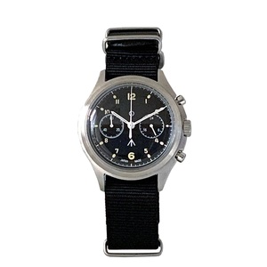 NAVAL N.W.C. ナバル MILITARY WATCH British ROYAL Airforce Chronograph TYPEMil.-07 SV/BK【正規品】