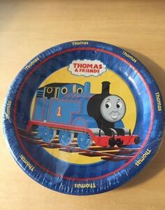 THOMAS&FRIENDS★きかんしゃトーマス★デザートプレート★紙皿★ペーパープレート★パーティーグッズ★誕生日★8枚入り★未使用未開封