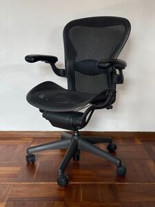 Herman Miller ハーマンミラー アーロンチェア Bサイズ Bタイプ フル装備 デスク オフィス チェア 