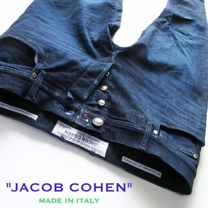 【JACOB COHEN ヤコブコーエン / イタリア】高級 インディゴデニム ストレッチジーンズ 32 正規品!!　（参考価格 7~12万）