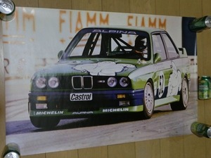 ★他では出ません★超々稀少★当時物ALPINA謹製★特大アルピナM3レーシングポスター★BMW ALPINA M3 RACING★アルピナM3★