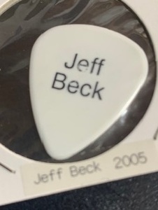 ジェフ・ベック jeff beck ギター ピック 送料無料 エリック・クラプトン ジミー・ペイジ ヤードバーズ 