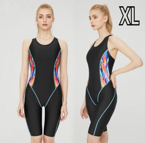 XL レディース 水着 帽子付き フィットネス 水泳 スイム プール　スイムウエア 競泳水着 