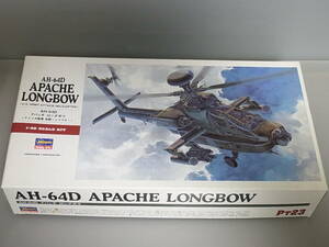 131■ハセガワ 1/48 未組立プラモデル■ AH-64D　アパッチ　ロングボウ　アメリカ陸軍　攻撃ヘリコプター　KITNo. PT23　07223