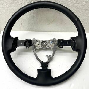 新車外し.超美品☆TOYOTA トヨタ純正☆30系 ハリアー☆後期 純正 本革レザーステアリング☆ACU.MCU30.35