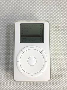 S3267○Apple アップル iPod アイポッド 第1世代 初代 10GB M8541 デジタルオーディアプレーヤー 【保証あり】