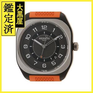 HERMES　エルメス　時計　H08　SP1.741a　メンズ　自動巻き　TI/ラバー　グレー文字盤【431】2147400272618