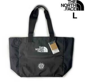 【USA限定】新品 The North Face トートバッグ エコバッグ L ノースフェイス 黒 ブラック 