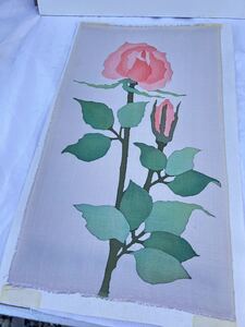 ◆シルクスクリーン　版画　薔薇◆B-706