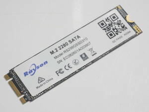 ほぼ未使用 Rayson M.2 2280 SATA 256GB SSD 