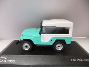 １／４３　Jeep CJ-5 1963 　ジープ　１：４３　ミニカー　