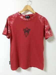 ANGEL DEVIL 両面プリント Tシャツ S タイダイ