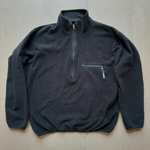 90s patagonia パタゴニア　フリース　プルオーバー　黒　XL USA製