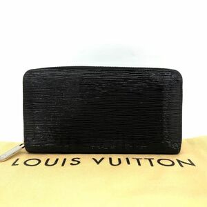 ルイヴィトン LOUIS VUITTON 長財布 エピ エナメル ノワール mc834-2