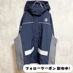 古着 used　AT＆T　ALPINE JACKET アルパインジャケット　長袖ナイロンジャケット　ネイビー　オーバーサイズ