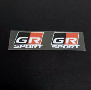 GR SPORT (GR スポーツ）ステッカー 　Sサイズ　２枚セット