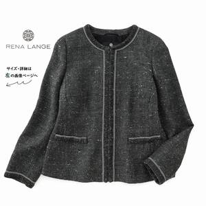 美品★素敵789★レナランゲ18万★I42size/11号★シルク混ジャケットQ101