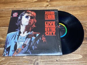 【TZ-3060】シュリンク付き John Lennon「Live In New York City」LP（12インチ）/Capitol Records(SV-12451)/洋楽ロック【千円市場】