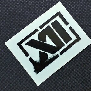 TWELVE トゥエルブ 【LOGO SHEET STICKER】 黒 5cm 新品正規 ステッカー（郵便送料込み）