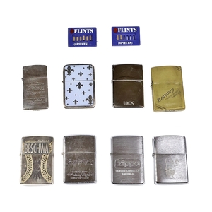 ★【10点セット】Zippo ジッポー ヴィンテージ オイルライター プーさん ビッシュワ ラーク フリント 喫煙具 まとめ _ZFC_B0701-F017