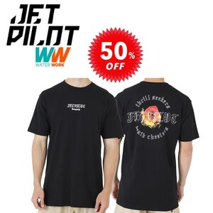 ジェットパイロット JETPILOT セール 50%オフ 送料無料 リボルバー メンズ Tシャツ ブラック L S19662