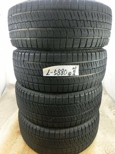 L-5880 溝あり 中古スタッドレス ブリヂストン BLIZZAK VRX2 205/55R16 91Q (4本)