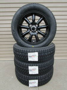 ザックJP-209■14×4.5J+45 100-4H■ブリヂストンVRX3■155/65R14■スタッドレス■軽自動車NBOXタントワゴンRデイズムーヴスペーシアラパン