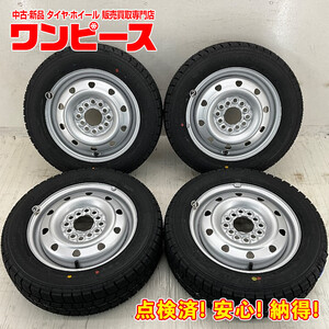 新品タイヤ 中古鉄ホイールセット 155/65R13 73Q 13インチ 13×4B 12HM PCD100/110/114.3 グッドイヤー 冬 ライフ d1450