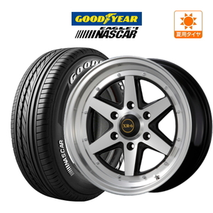 200系 ハイエース ホイール 4本 ファブレス ヴァローネ XR-6 (1P) グッドイヤー NASCAR (ナスカー) 215/60R17