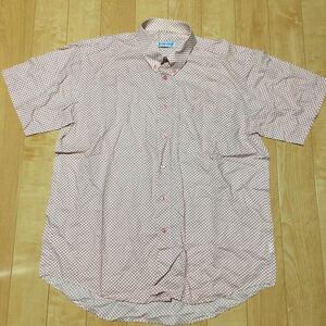 ルイジバターニ ビッグシルエットボタンダウンシャツ イタリア LUIGI BATANI 100-1-33 半袖 ピンク