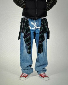 【未使用新品】Supreme UNDERCOVER Layered Jean Washed Indigo シュプリーム アンダーカバー デニム パンツ アンカバ シュプ インディゴ