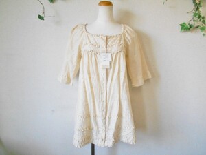 新品 タグ付き 25200円 2012年 ピンクハウス PINKHOUSE カットワーク 刺繍 の 可愛い チュニック