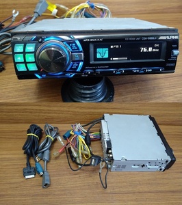 1DIN　CDA-9886Ji アルパイン CDプレーヤー　ラジオ USB 