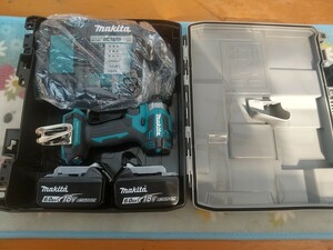 ★ makita マキタ 18V TD173D 未使用 インパクトドライバー バッテリー2個 充電器 充電式 マキタブルー★