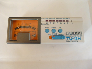 BOSS TU-12 針式 CHROMATIC TUNER ボス クロマチックチューナー ホワイト