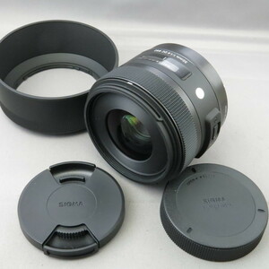 【美品】SIGMAシグマ　キヤノンEF用30mmF1.4DC(A)　CanonキヤノンEFマウント(キャノン）★NO.7950