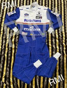 海外 送料込み 　高品質　アイルトン・セナ　F1 1994 　刺繍　F1　レーシングカート　レーシングスーツ サイズ各種　レプリカ　