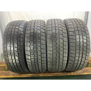 2022年製 8～9分山 ダンロップ WINTERMAXX WM02 195/65R15 91Q 4本/札幌市手渡し可/中古スタッドレスタイヤ(冬タイヤ) プリウス等 C3_Q_84