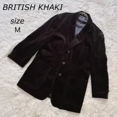 BRITISH KHAKI コーデュロイ テーラードジャケット M ブラウン