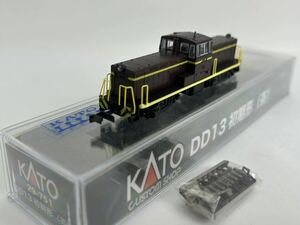 KATO DD13形 ディーゼル機関車 初期形 (茶) 動作確認・ライト点灯確認