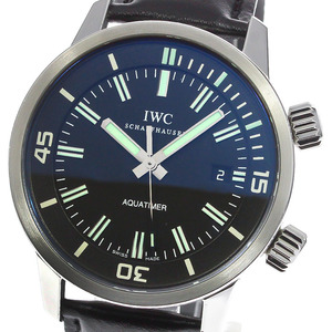 訳あり IWC IWC SCHAFFHAUSEN IW323101 ヴィンテージ アクアタイマー 自動巻き メンズ 保証書付き_760211【ev10】