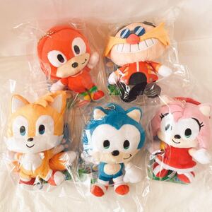 ソニック 全5種 日本限定　SONIC＆FRIENDS ソニック＆フレンズ マスコット ぬいぐるみ　新品　 Sonic the Hedgehog　ソニフレ　エミー