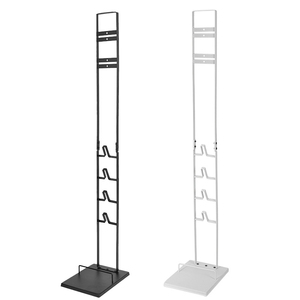 【ブラック】 ダイソン対応 掃除機スタンド コードレスクリーナー 収納用　ホワイト