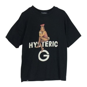 HYSTERIC GLAMOUR ヒステリックグラマー 02222CT21 PLAYBOY プレイボーイ BUNNYONHG バニー ガール プリント 半袖 Tシャツ【中古】