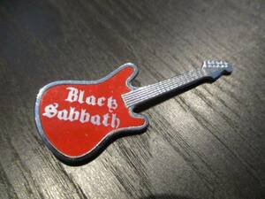 BLACK SABBATH メタルピンバッジ guitar shaped ヴィンテージ