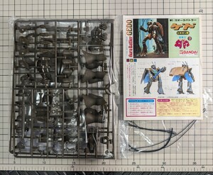 BANDAI 聖戦士ダンバイン No.９ 1/72 ビネガン用オーラバトラー ゲド 旧キット　箱無し 