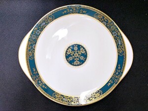 3QV売切！税無し☆ロイヤルドルトン★CARLYLE(カーライル)★B&Bプレート★ROYAL DOULTON★ピーコックブルー★現状★現品限り★0805-12