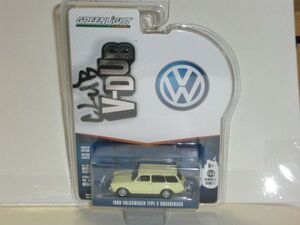 ☆1/64 GREENLIGHT CLUB V-DUB 1966 VOLKSWAGEN TYPE3 SQUARBACK クリーム