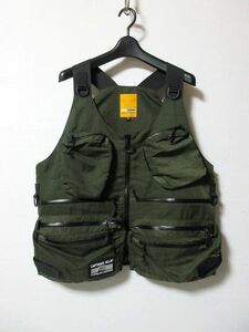 希少 CAPTAINS HELM キャプテンズヘルム × GRIP SWANY FISHING CAMPING WATER-PROOF VEST ベスト M