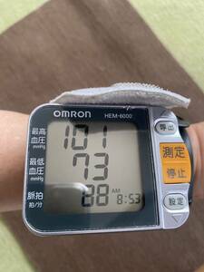 オムロン OMRON 手首式血圧計 デジタル自動血圧計 HEM-6000